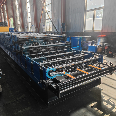 Chili Popular Zee Tile Corrgued Tr4 Tiga Lapisan Atap Lembar Roll Forming Mesin