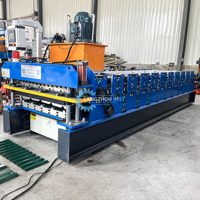 3Kw Main Motor Power Roll Forming Machine Untuk Produksi Industri Lebar Disesuaikan