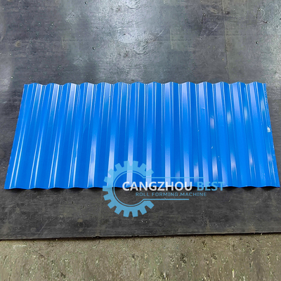 Color Steel PLC Control Tiga Fungsi Triple Layer Rooing Sheets Profil Roll Forming Machine