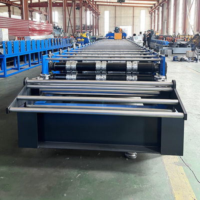 Mesin Pembentuk Gulungan Lembaran Decking Kontrol PLC Ketebalan Material 1.2mm