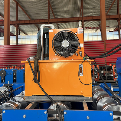 Mesin Pembentuk Gulungan Lembaran Decking Kontrol PLC Ketebalan Material 1.2mm