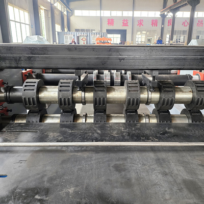 PLC Control System Heavy Duty Cold Roll Forming Machine Untuk Mexico Decking Plat Baja