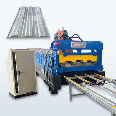 Mesin Membentuk Roll Deck 1250mm PLC Control 22kw