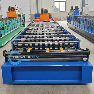 Mesin Pembentuk Roll Genteng Otomatis dengan Kontrol PLC 3KW