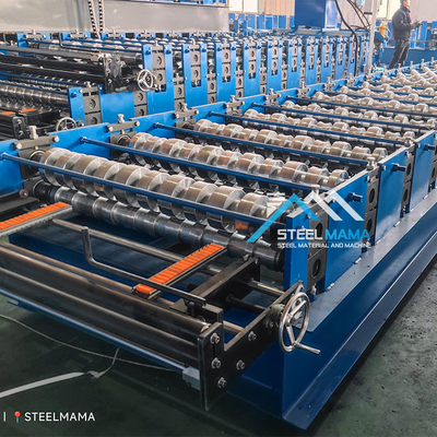 Mesin Pembentuk Roll Genteng Otomatis dengan Kontrol PLC 3KW