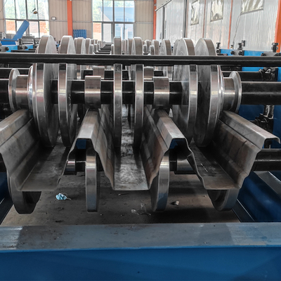 Otomatis Galvanized Metal Decking Floor Sheet Roll Forming Machine