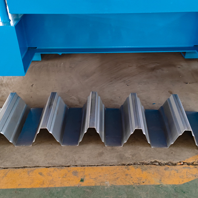 Otomatis Galvanized Metal Decking Floor Sheet Roll Forming Machine