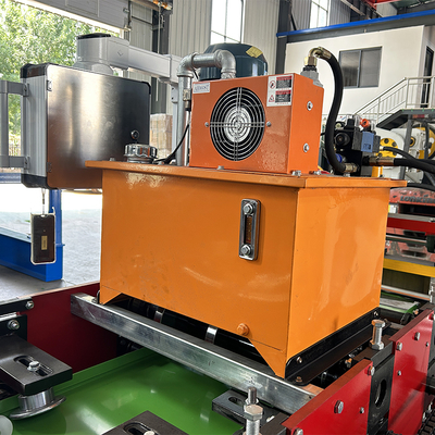Mesin Pembentuk Gulungan Lembaran Logam Self Lock Baja Warna Kontrol PLC