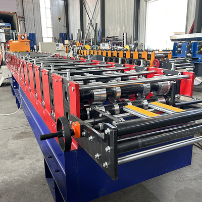 Mesin Pembentuk Gulungan Lembaran Logam Self Lock Baja Warna Kontrol PLC