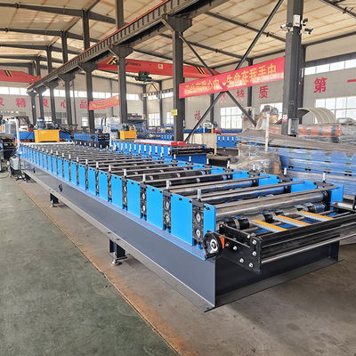 Mesin Penggunting Lembar Roofing Tr4 untuk dijual dengan crimping bersama
