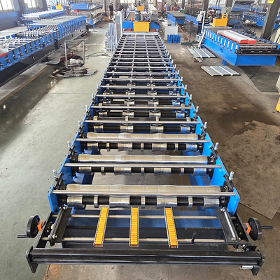 Mesin Penggunting Lembar Roofing Tr4 untuk dijual dengan crimping bersama