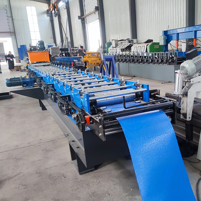 Color Steel Double Self Lock Steel Metal Profile Roof Sheet Roll Forming Machine Mesin untuk membentuk lembaran atap