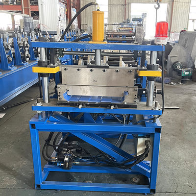 Mesin Pembentuk Gulungan Lembaran Atap Portabel Baja Warna Kr18 Standing Seam