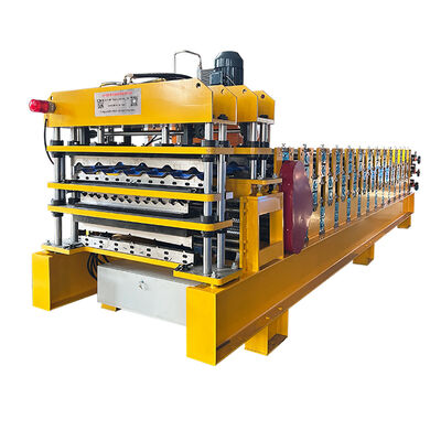 Mesin Produksi Lini Roll Forming Lembaran Atap Tiga Lapis Baja PPGI & GI