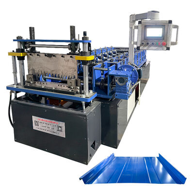 Profil Baja Portabel Self Lock Auto Kr24 Standing Seam Membuat Mesin Roll Forming
