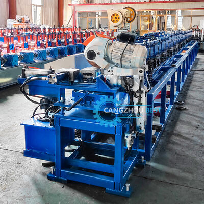 Galvanized Steel PLC Control Square Shape Seaming Roll Forming Machine 