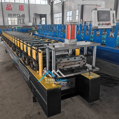 Atap Perumahan Atap Sleflock Panel Mesin Roll Forming 3kw