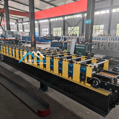 Atap Perumahan Atap Sleflock Panel Mesin Roll Forming 3kw