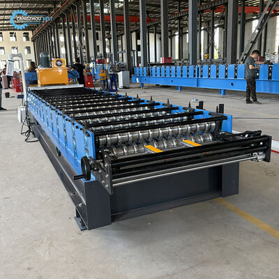 Pembuatan Mesin Roll Forming Lembaran Atap Bergelombang Baja Galvanis