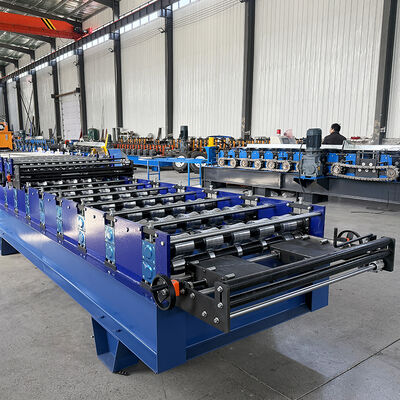 Mesin Roll Forming Panel Atap Logam 2-in-1