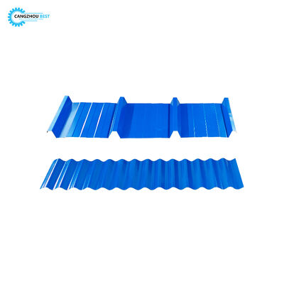 Mesin Roll Forming Profil Baja Berwarna Ganda Lapisan TR4&988 Populer Peru