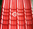 Pelat baja Glazed Roof Tile Roll Forming Machine 1000mm Lebar Feeding