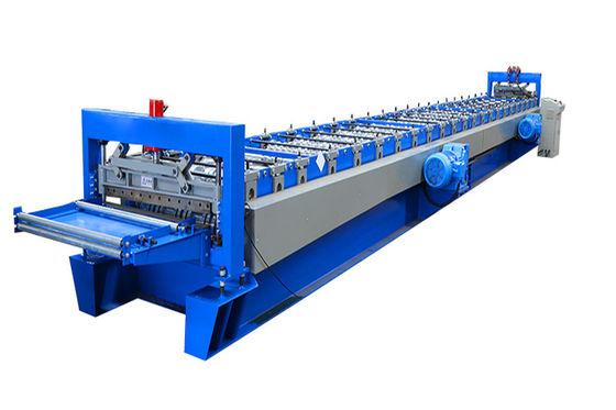 1220 / 1250mm Lebar 1.5mm Mesin Roll Forming Deck