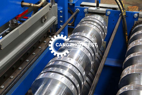 1220 / 1250mm Lebar 1.5mm Mesin Roll Forming Deck
